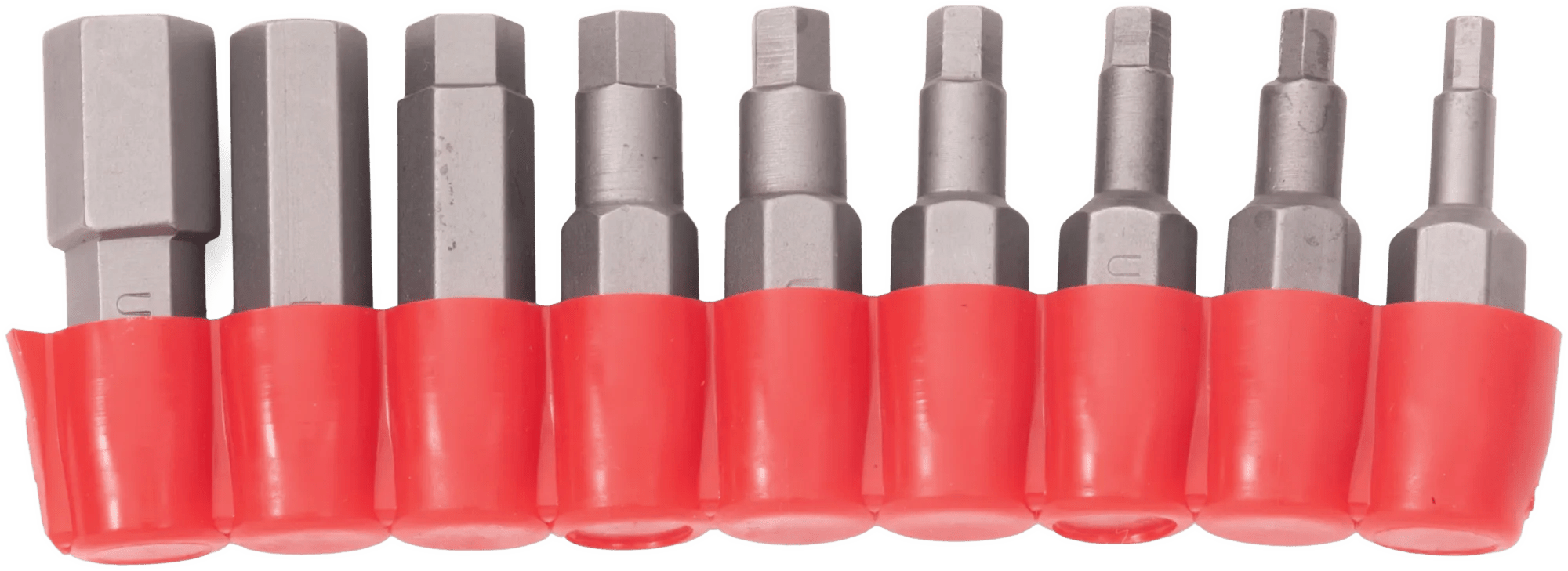 9 Piece Hex Tamper Resistant Insert Bit Set (3/32" - 5/16")