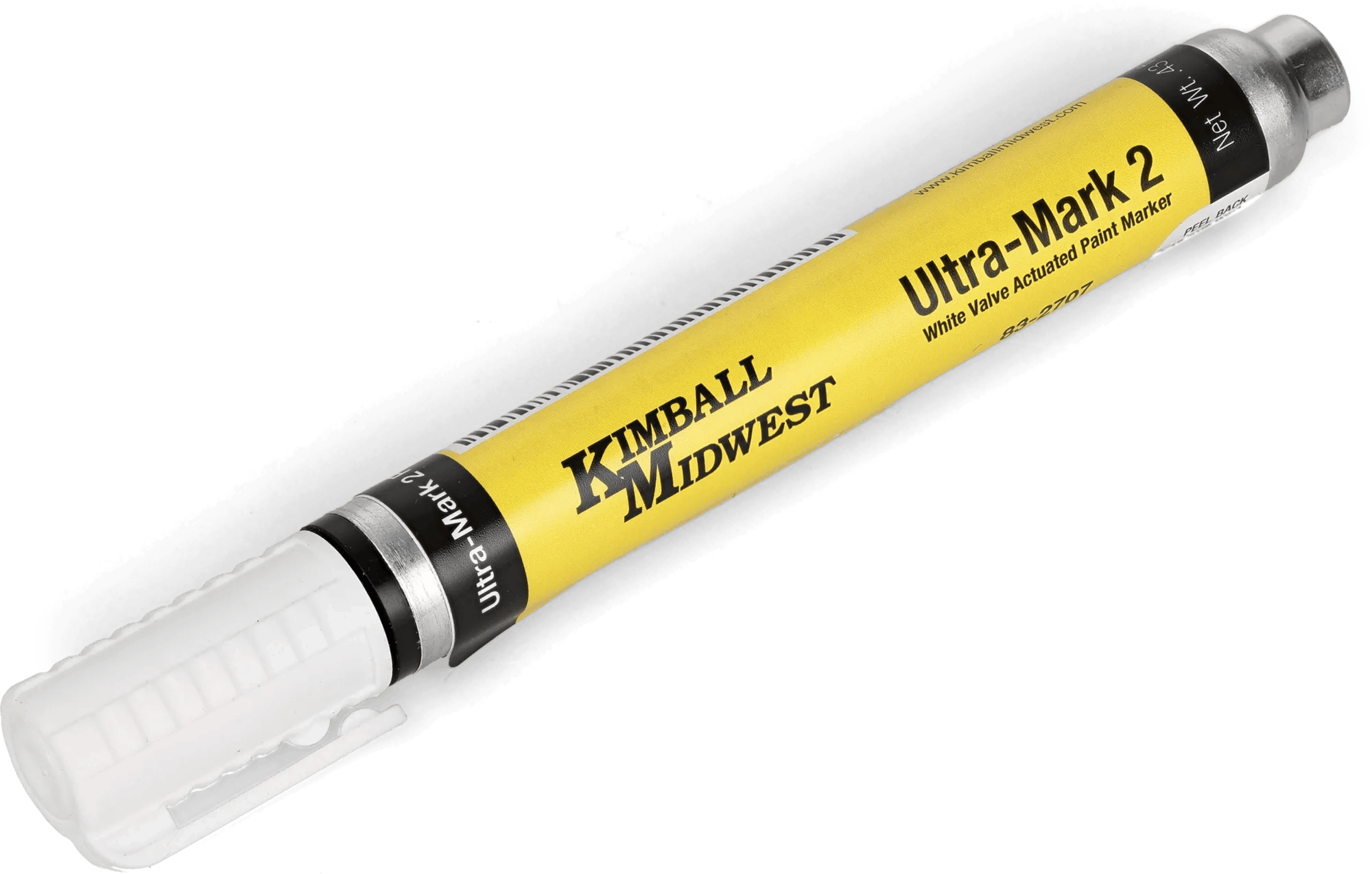 White Ultra-Mark™ 2 Valve-Actuated Paint Marker - 12 Pack
