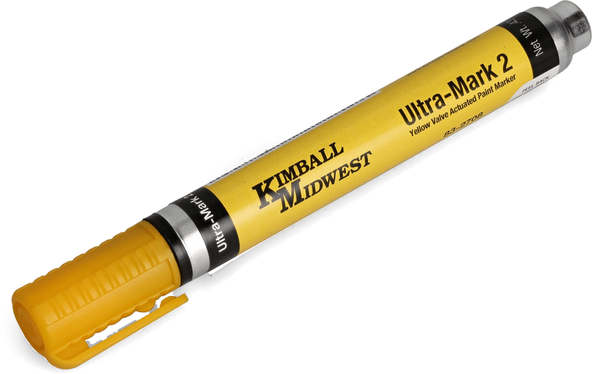 Yellow Ultra-Mark™ 2 Valve-Actuated Paint Marker