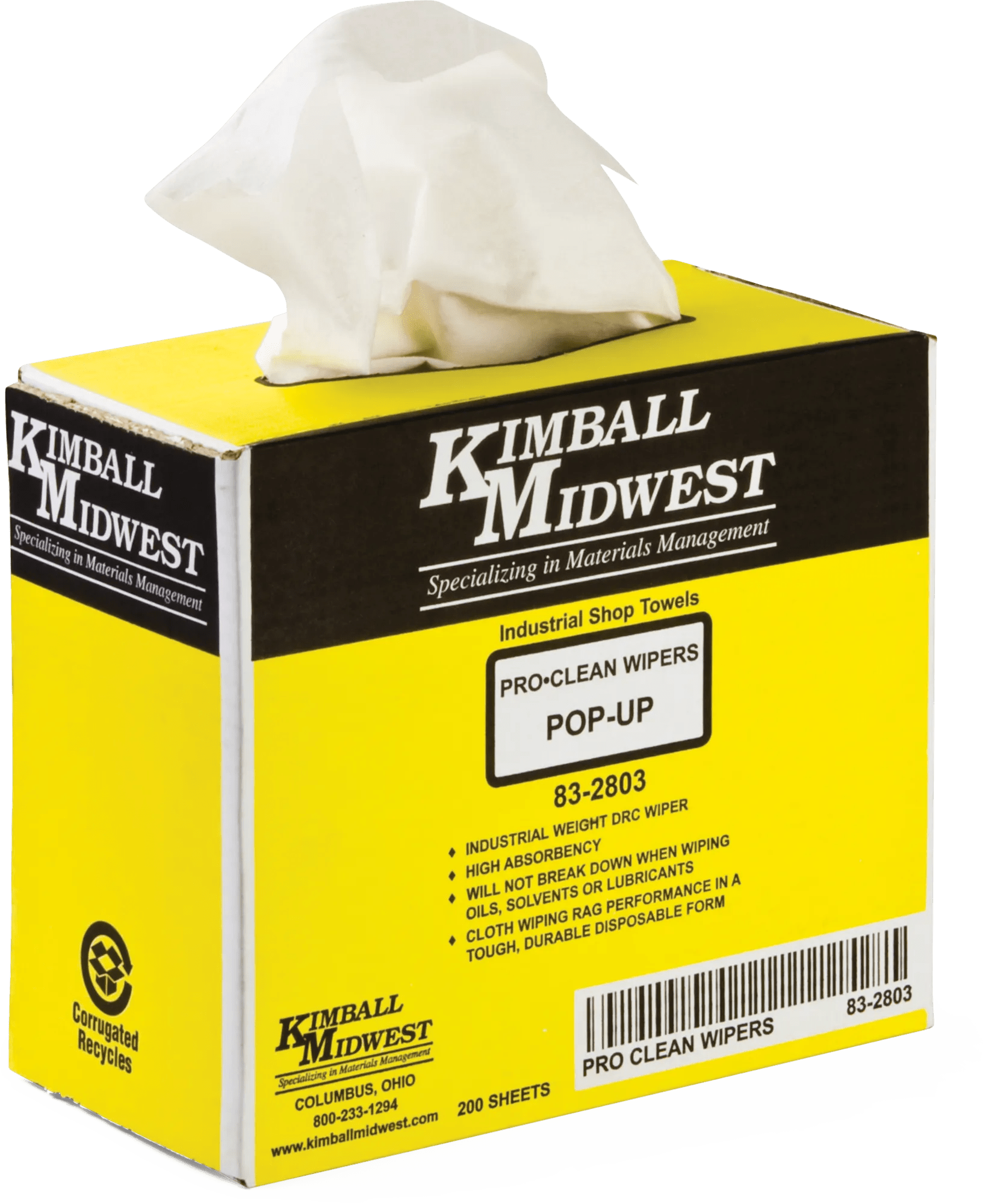 10" x 8" Pro-Clean™ Wipers Pop-Up Box