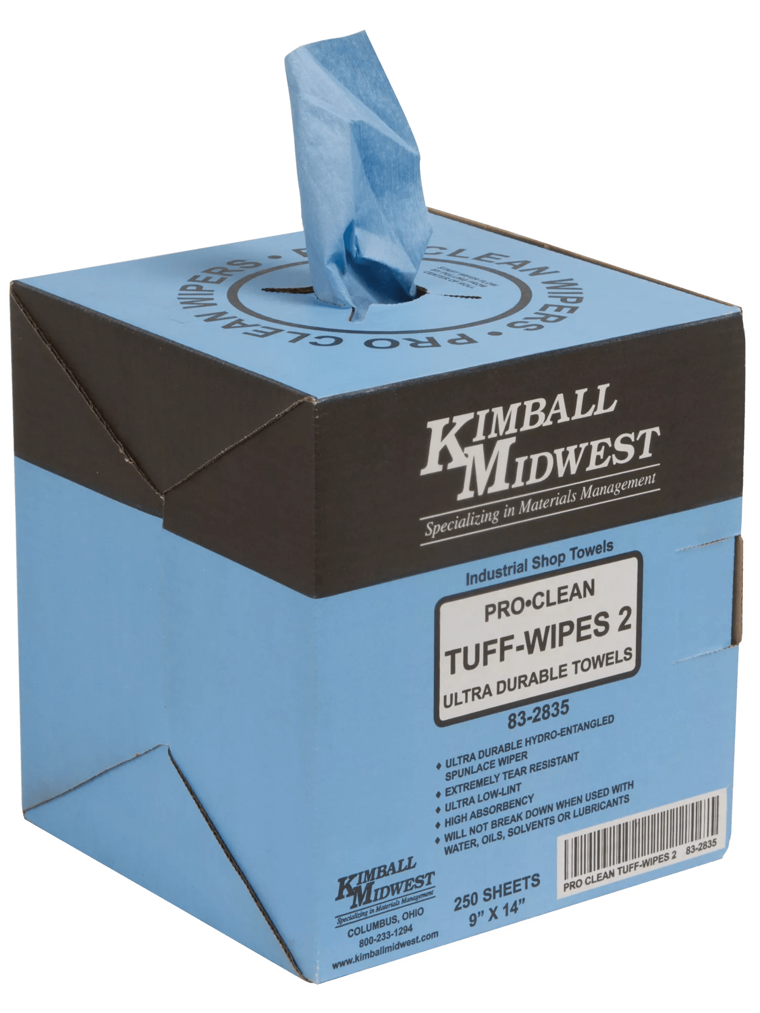 9" x 14" Pro-Clean™ Tuff-Wipes 2 Center Pull Box