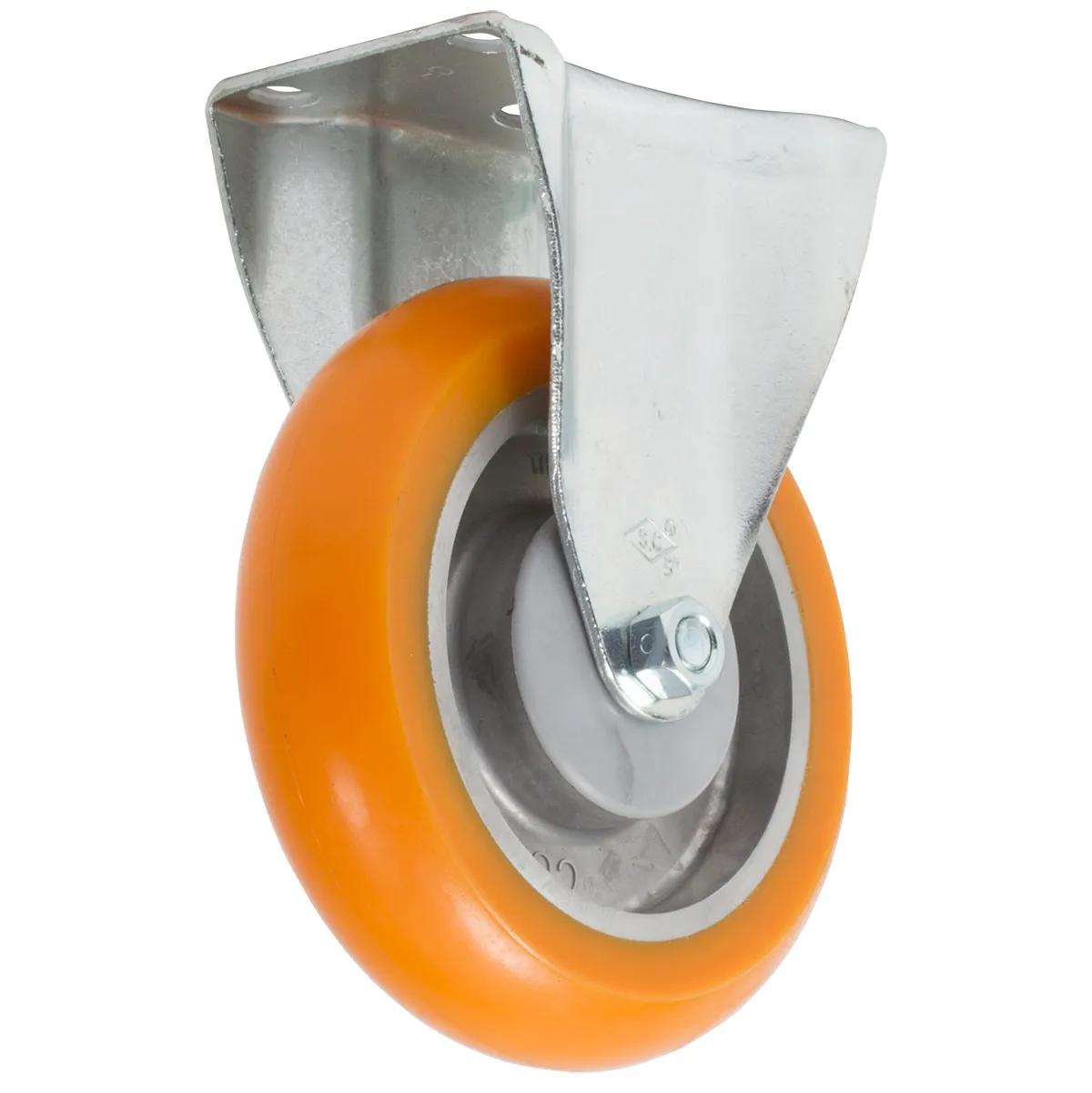 1-1/4" Heavy Duty Aluminum Polyurethane Rigid Caster