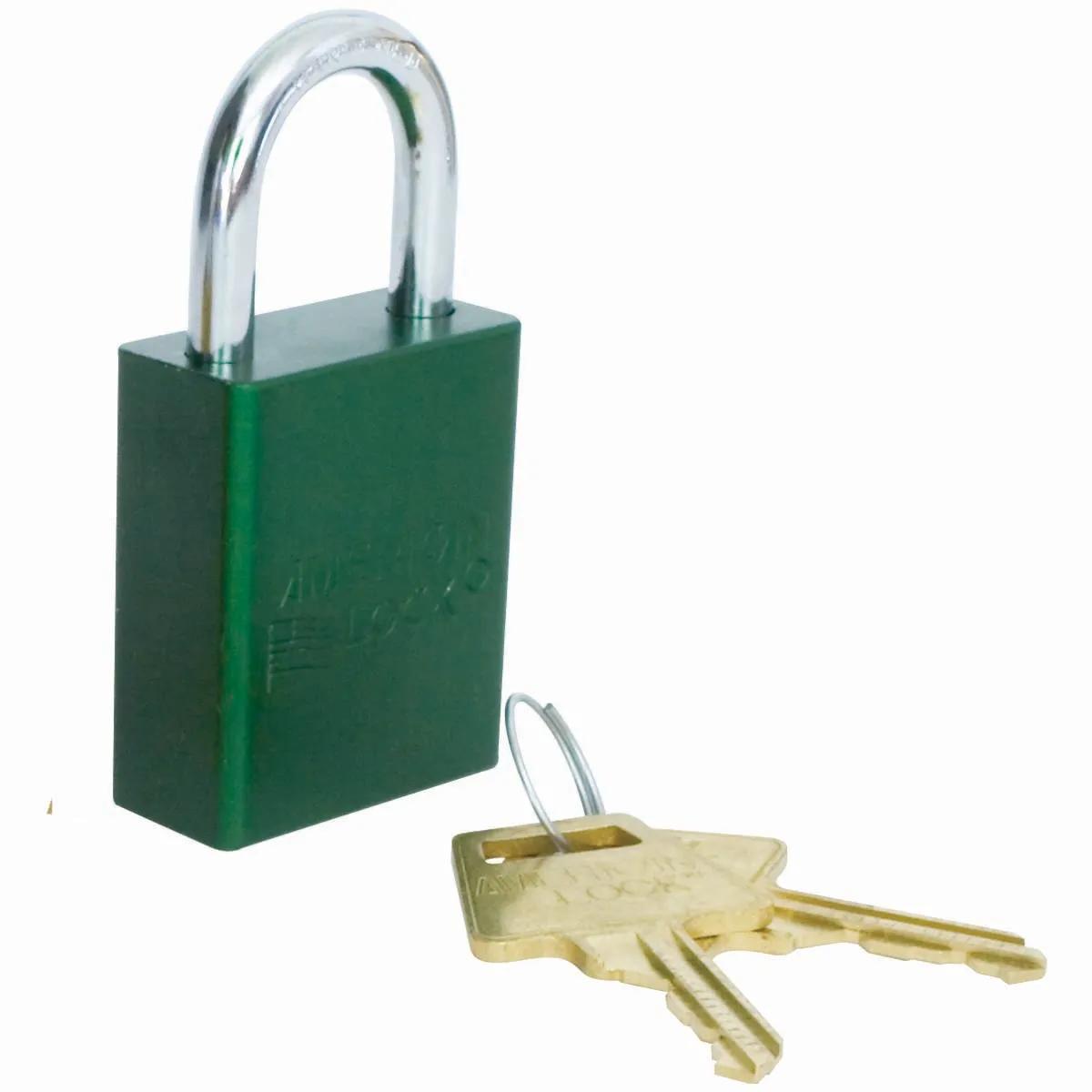 1/4" Green Padlock