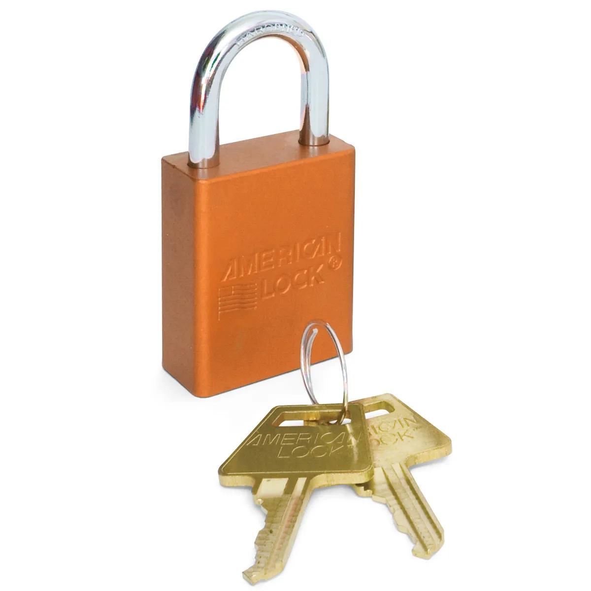 1/4" Orange Padlock