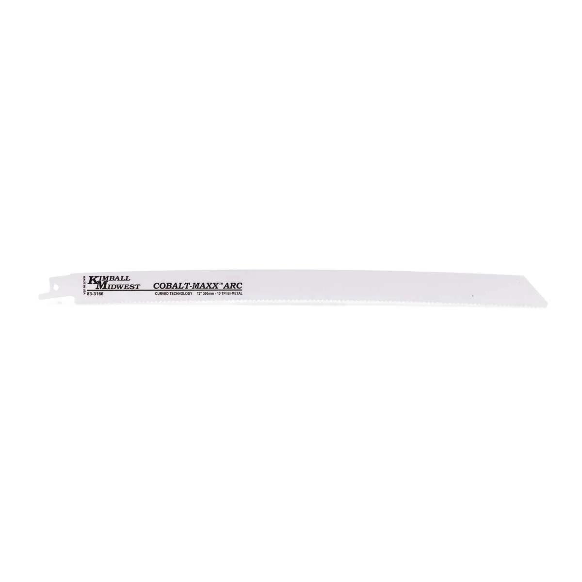 12" x 3/4" x 18 Cobalt-Maxx™ Arc Reciprocating Saw Blade - 5 Pack