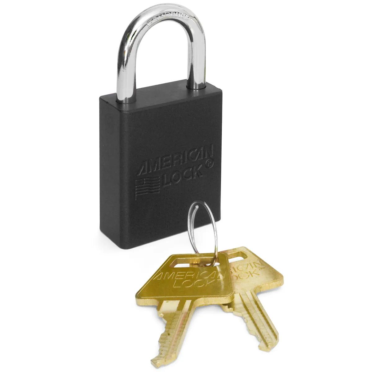 1/4" Black Padlock