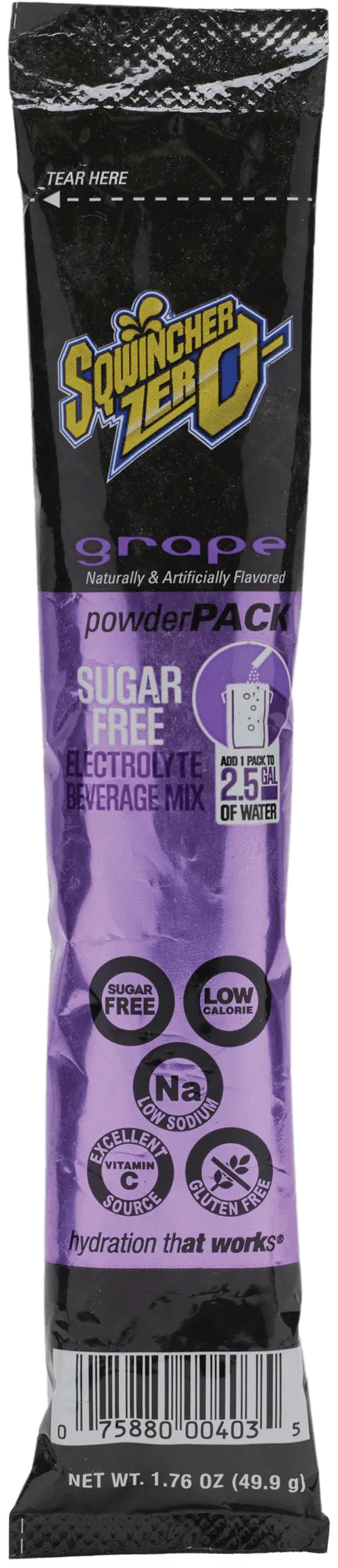 Sqwincher 2.5 Gallons Sugar Free Grape Powder - 4 Pack