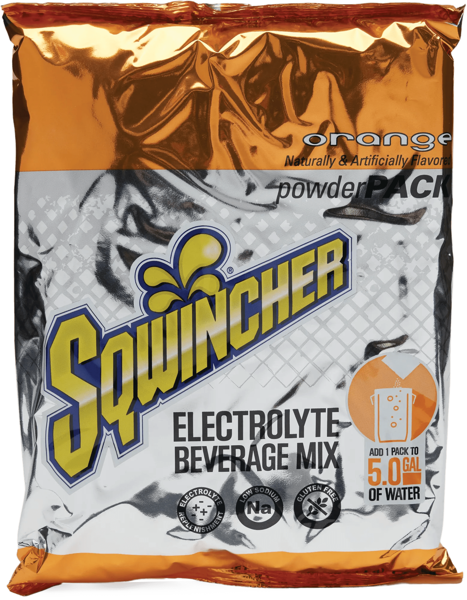 Sqwincher 5 Gallons Orange Powder - 2 Pack