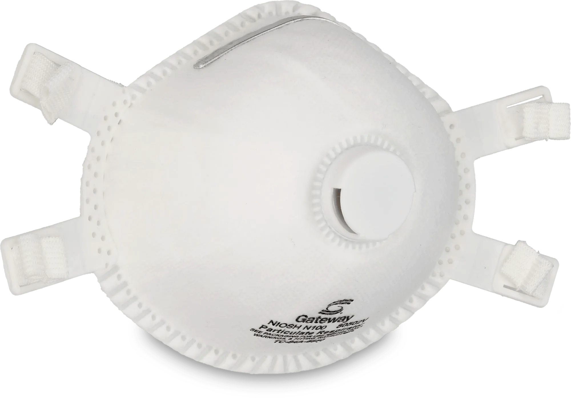 N100 Particulate Respirator with Valve - 5 Pack