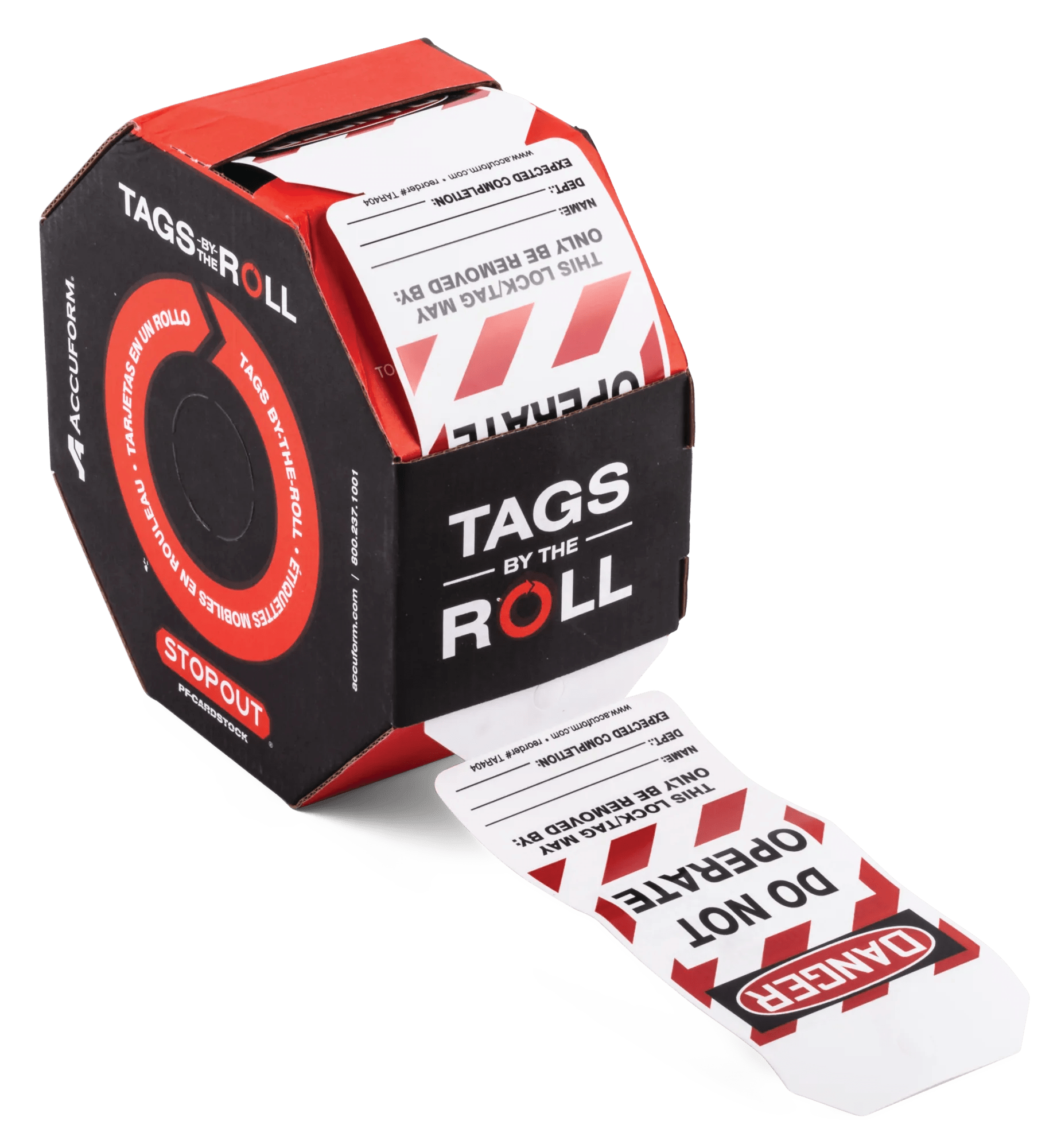 Do Not Operate Lockout Tags By The Roll