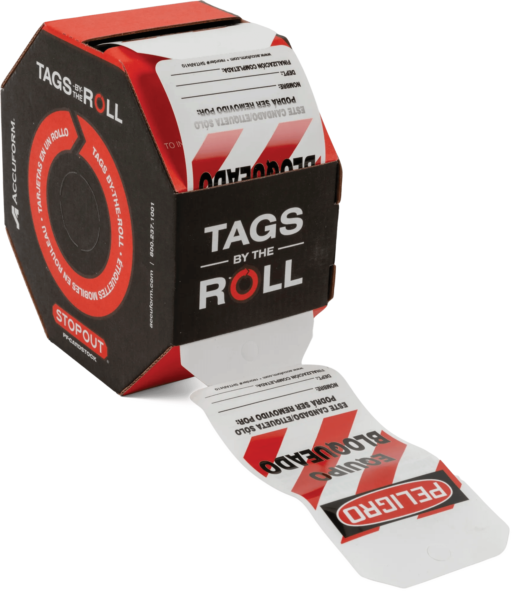 Spanish Lockout Tags By The Roll