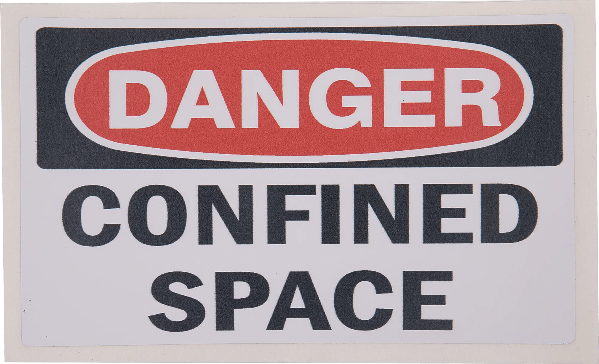 Danger: Confined Space Sign - 5 Pack