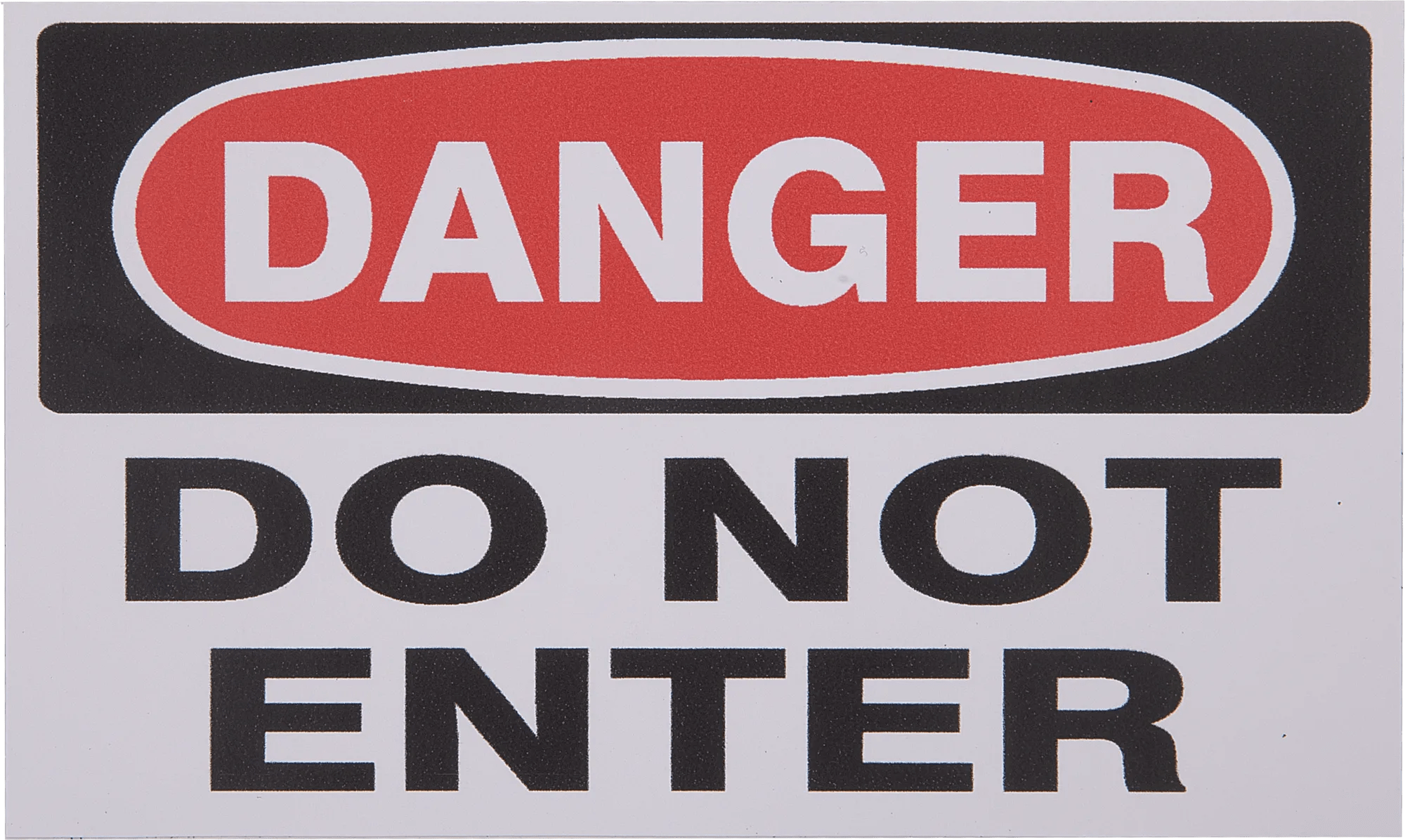 Danger: Do Not Enter Sign - 5 Pack