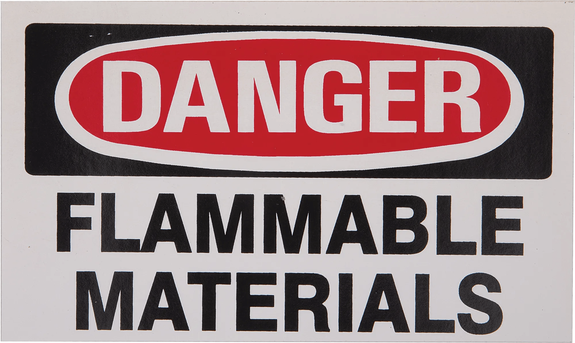 Danger: Flammable Sign - 5 Pack