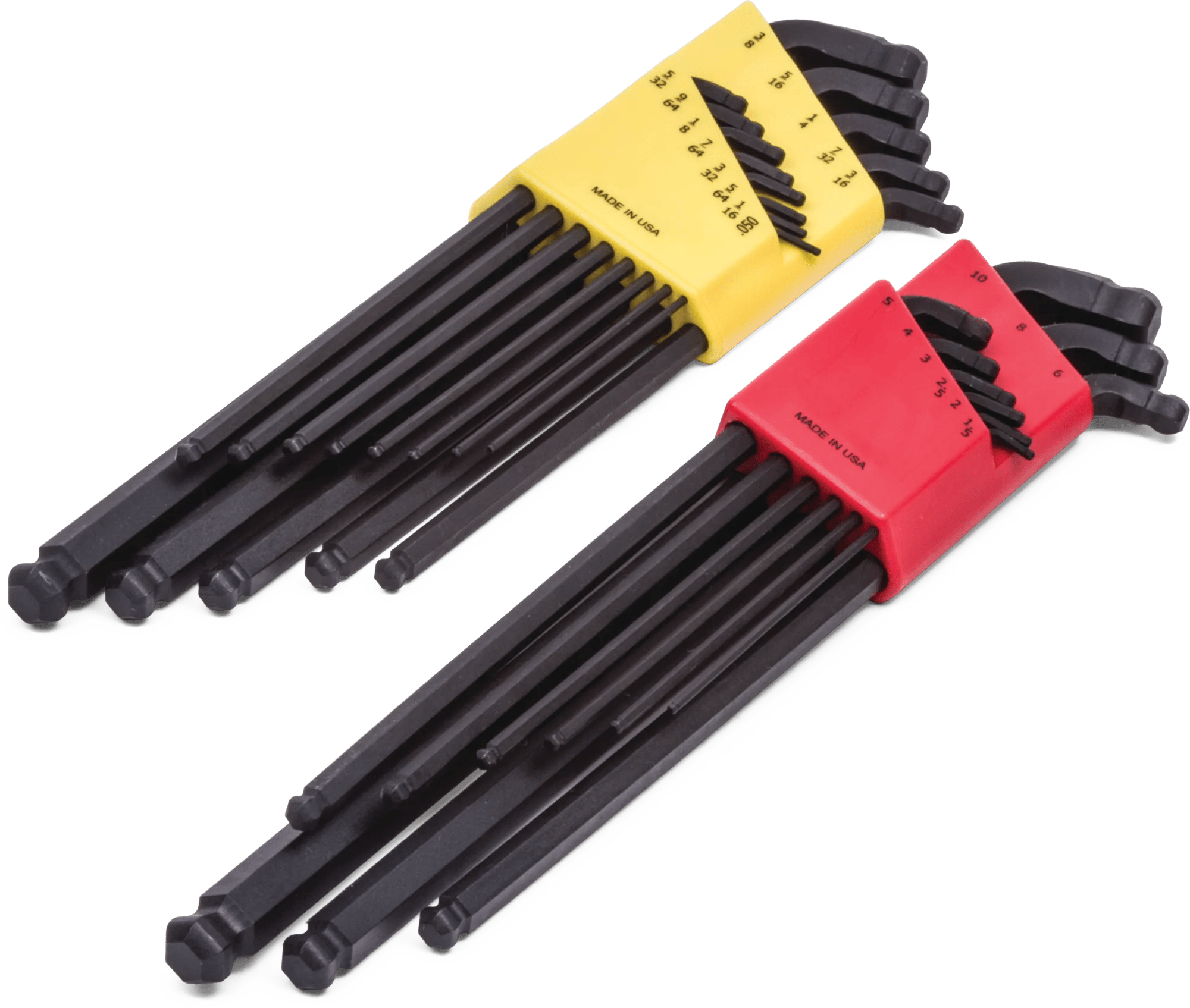 13 Piece (0.05" - 3/8") Fractional Dual Ball End Hex Key Wrench Set
