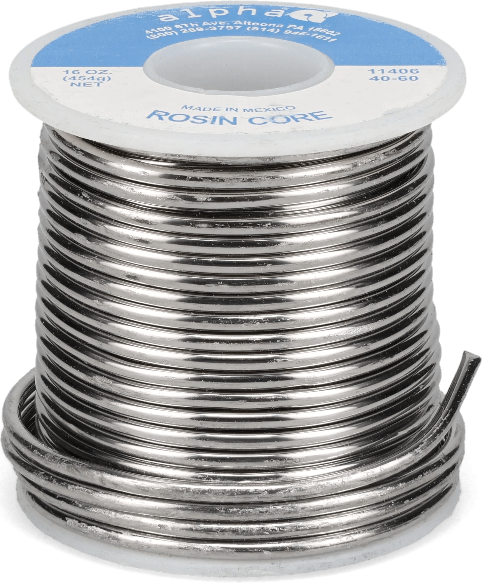 40/60 Rosin Core Solder, 3/32"