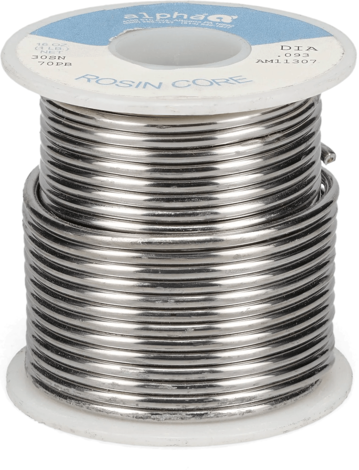 30/70 Rosin Core Solder, 3/32"
