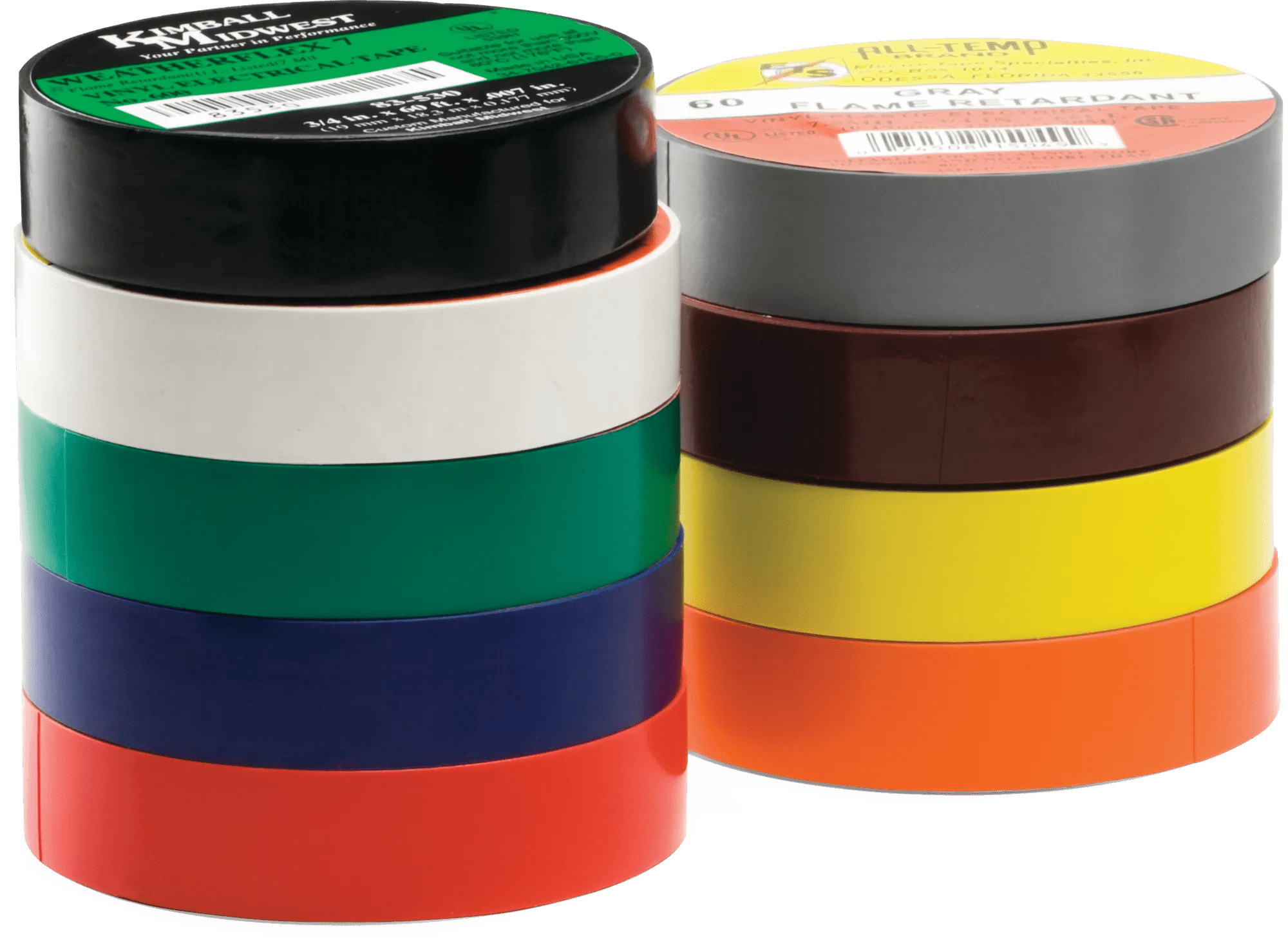 Color Coded Electrical Tape