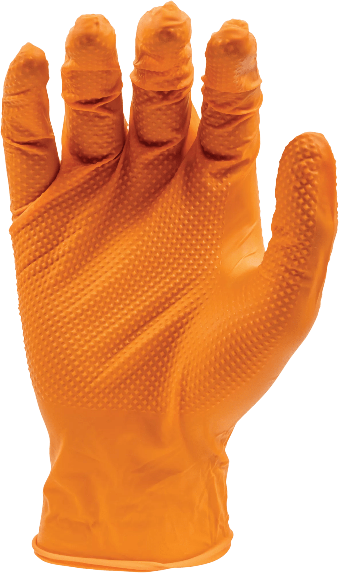 9 Mil Orange Textured Nitrile Gloves - XX-Large