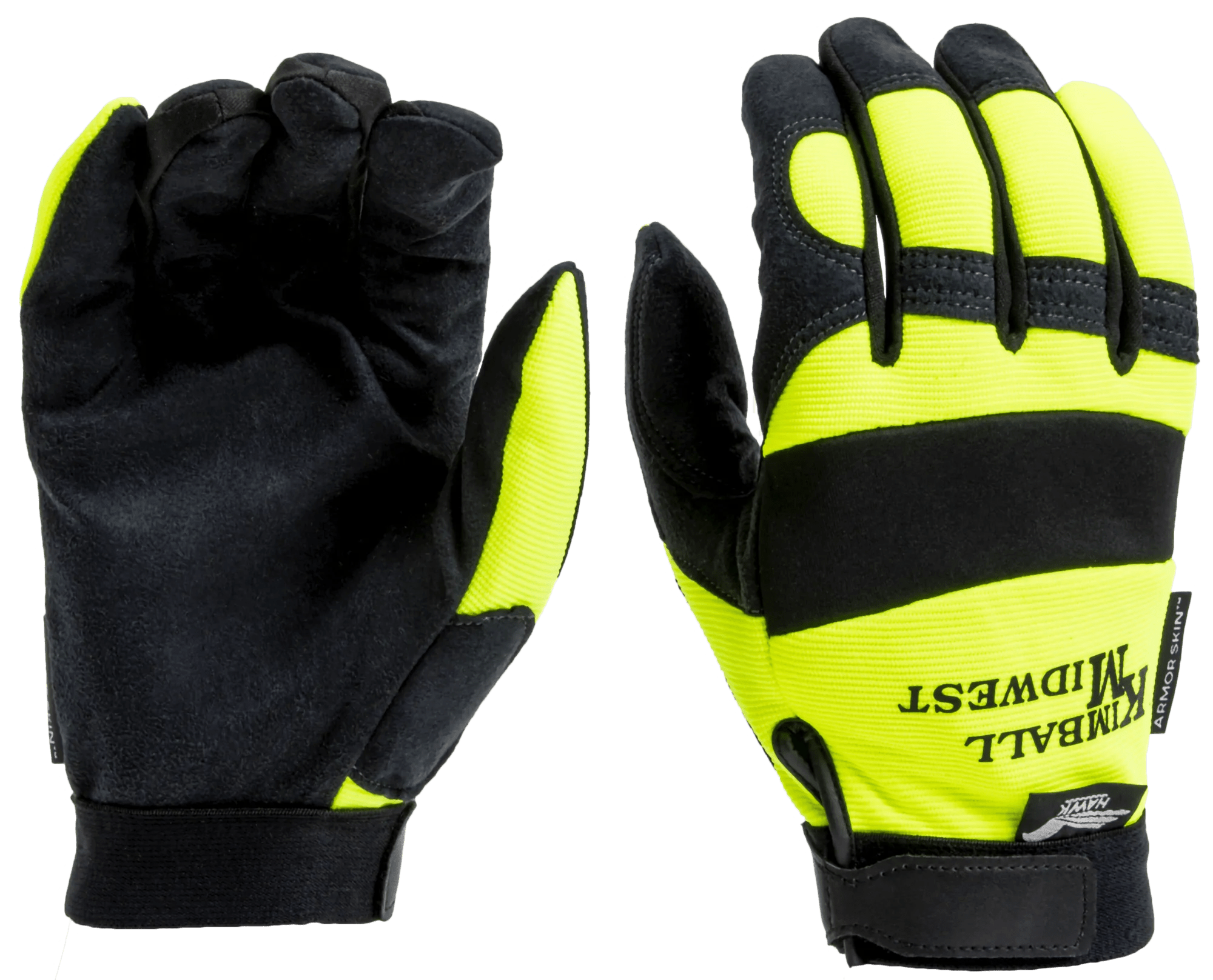 Armor Skin™ HiVis Mechanic's Gloves - Large - 1 Pair