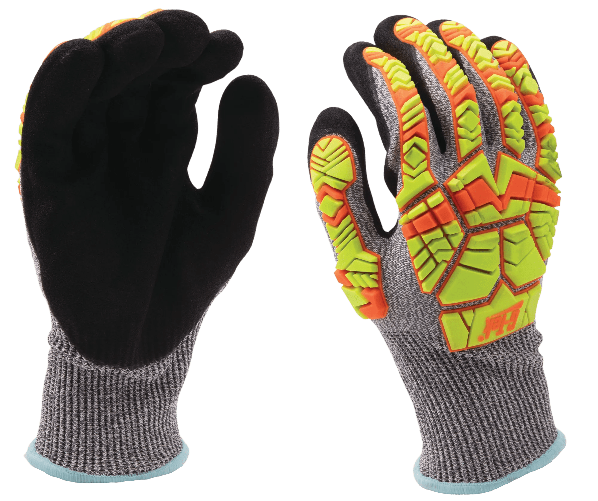 G-Tek® PolyKor® Hi-Vis Impact Gloves (1 Pair)