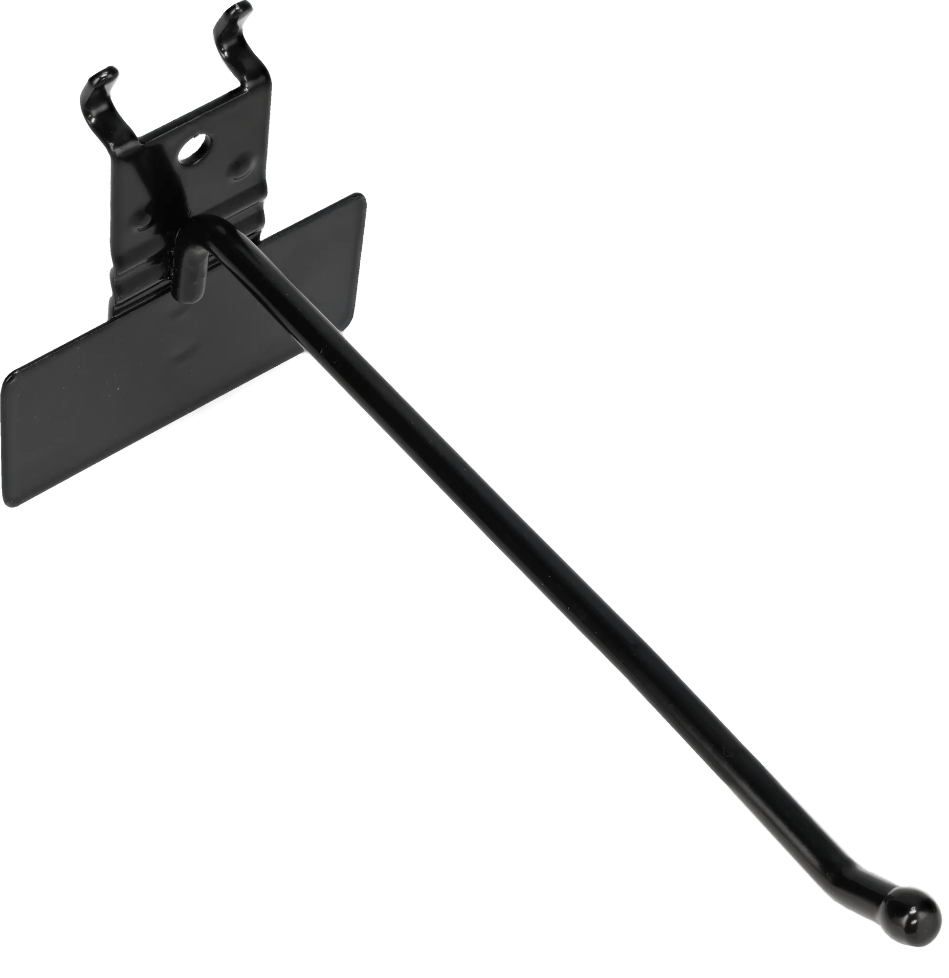 6" Safety Display Hooks with Label Plate - 5 Pack