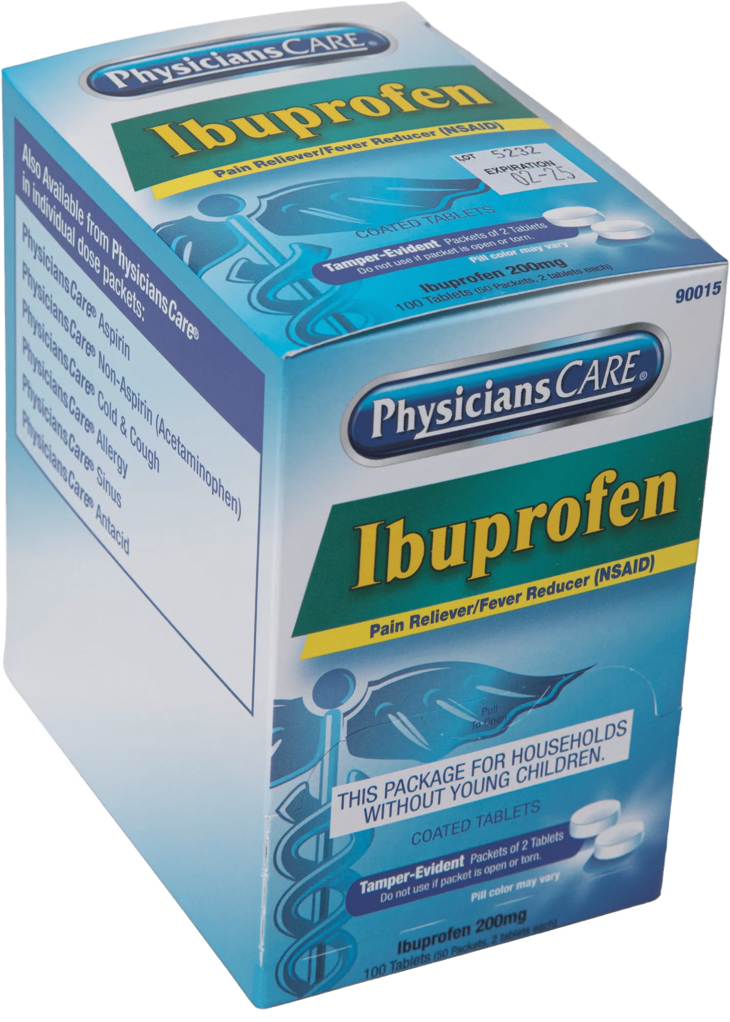 Ibuprofen Tablets - 100 Pack