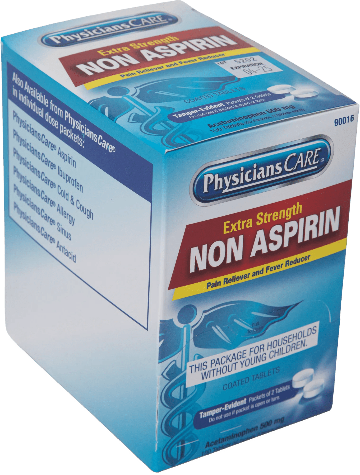 Extra Strength Non-Aspirin Tablets - 100 Pack