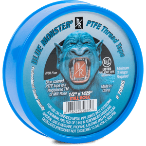 1/2" x 1429" Blue Monster®
PTFE Thread Tape