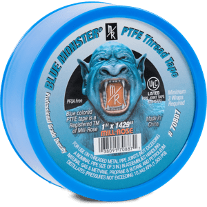 1" x 1429" Blue Monster®
PTFE Thread Tape