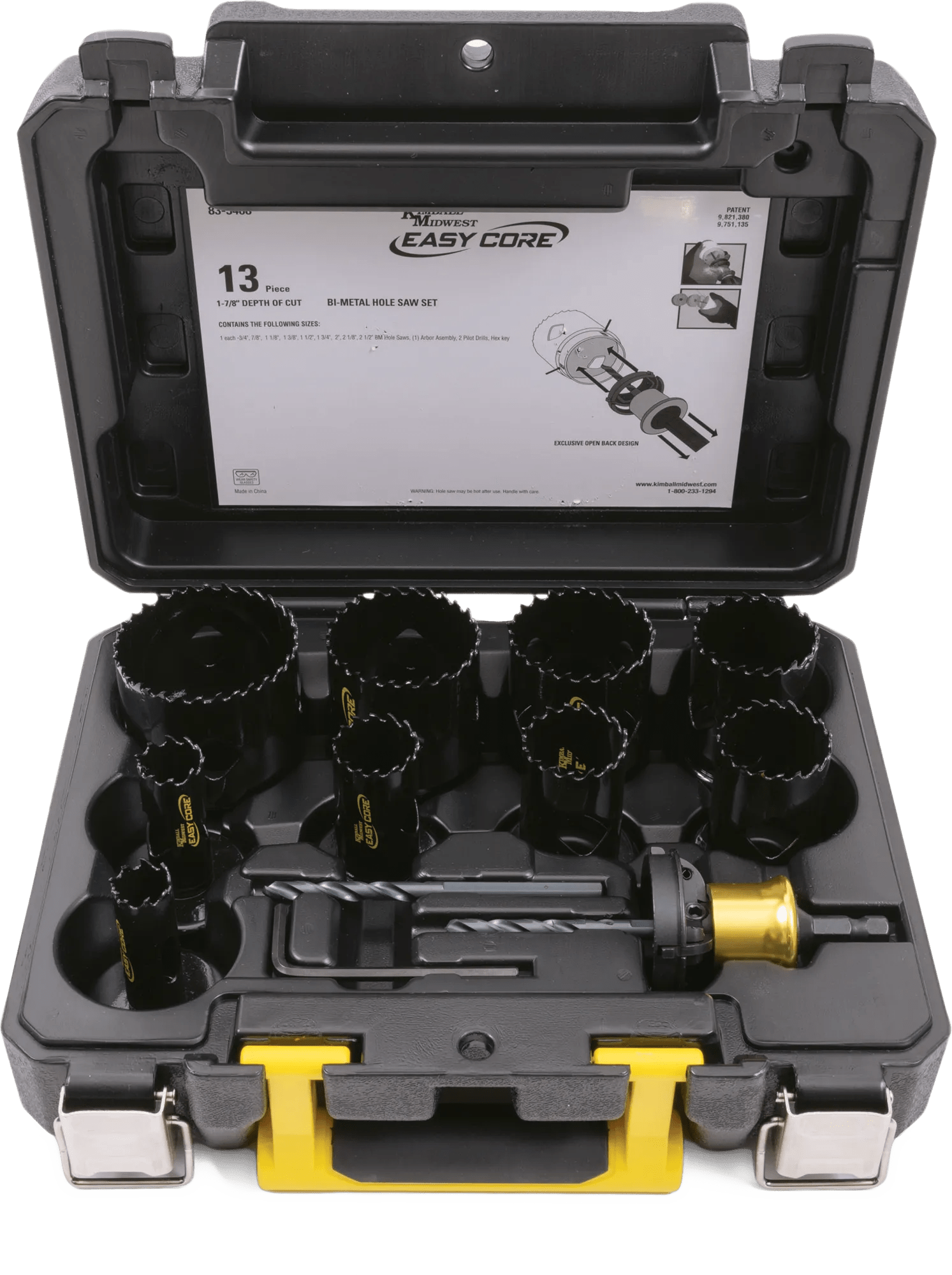 13 Piece Hole Saw Kit