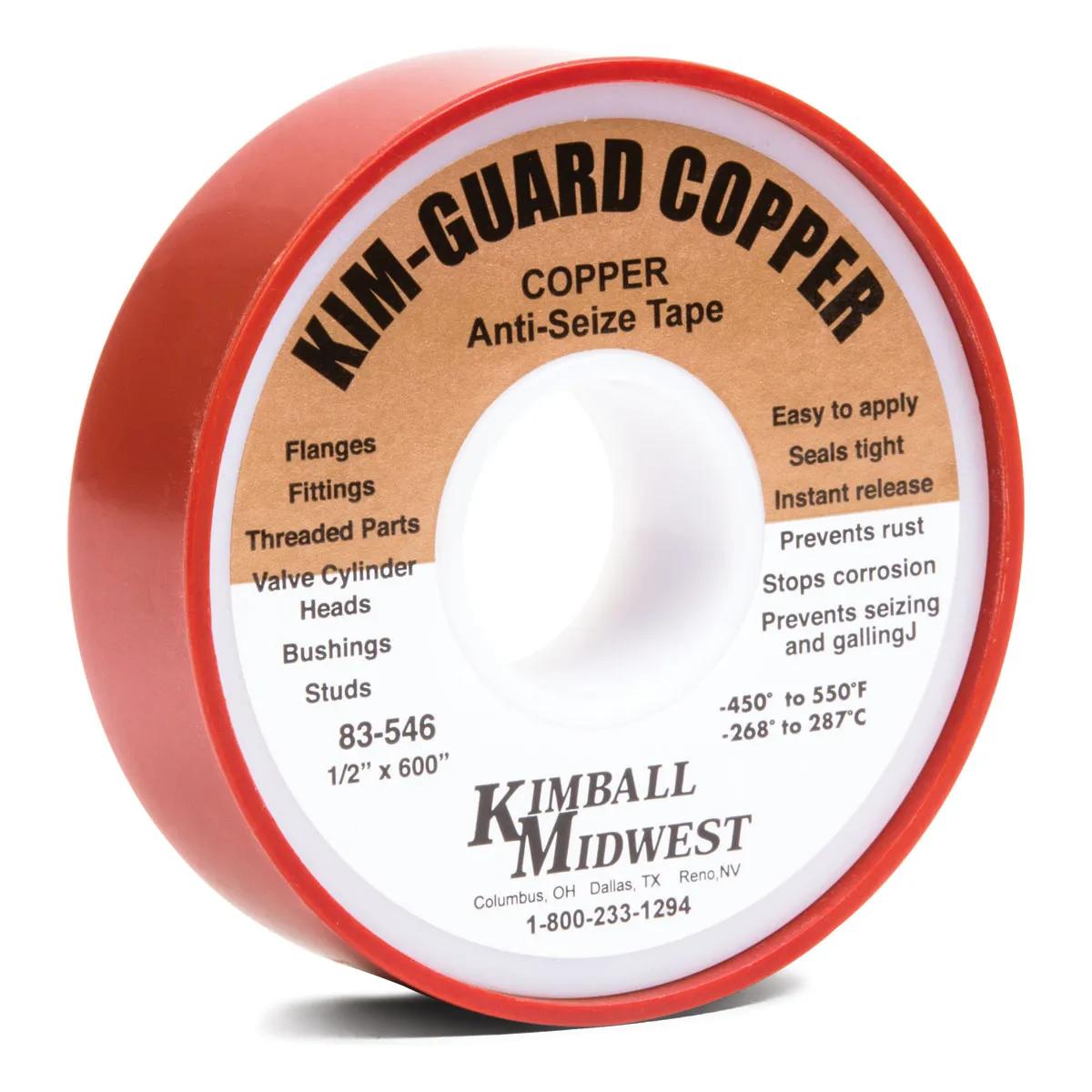 1/2" x 50' Kim-Guard Copper Anti-Seize Tape