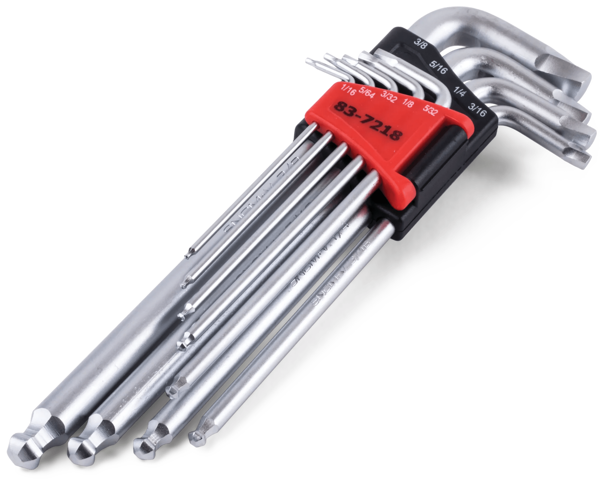 9 Piece Fractional Hex Key Extractor Set