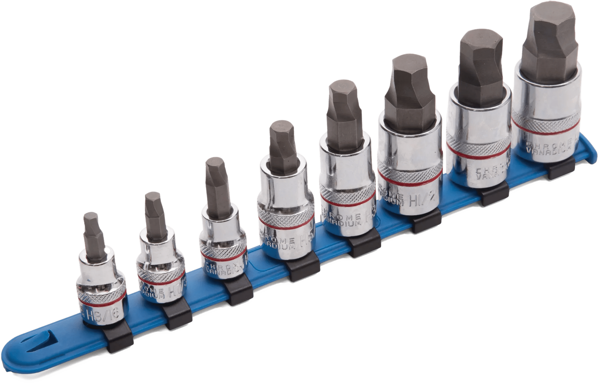 8 Piece SAE Stripped Hex Screw Extractor Socket Set