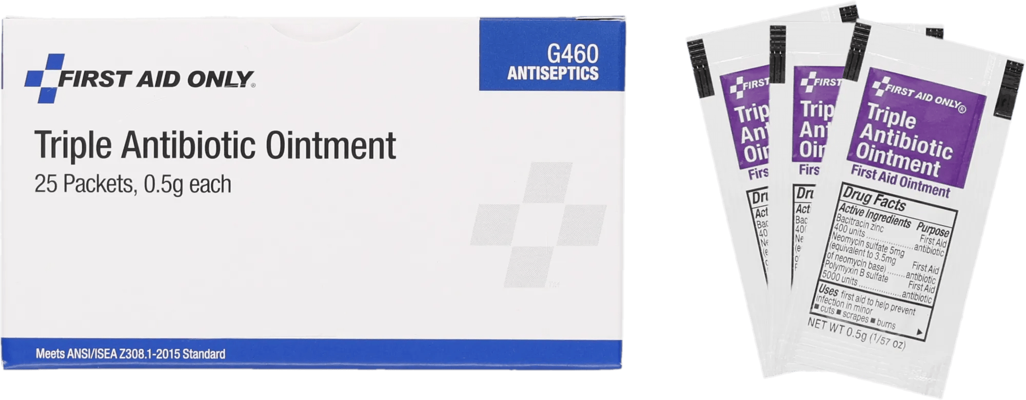 Triple Antibiotic Ointment Packets - 25 Pack