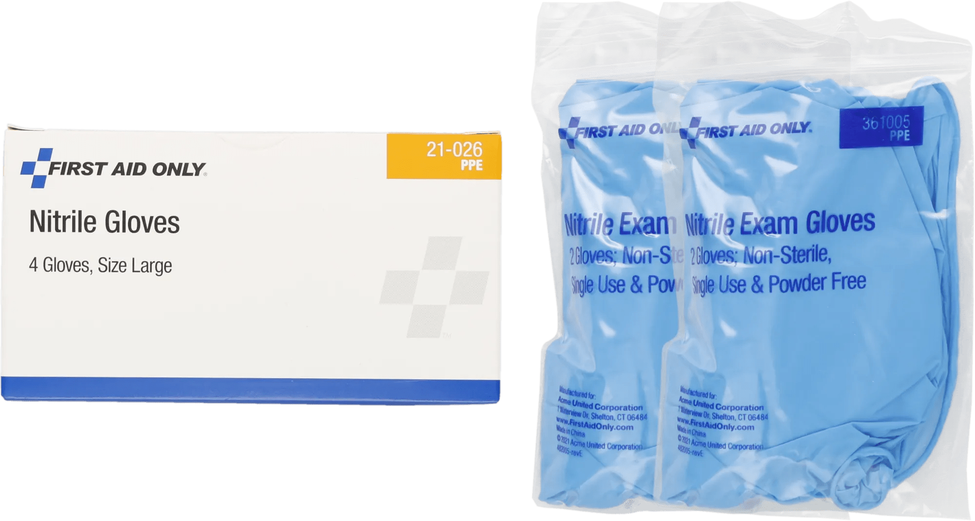 Nitrile Exam Gloves - 3 Bags