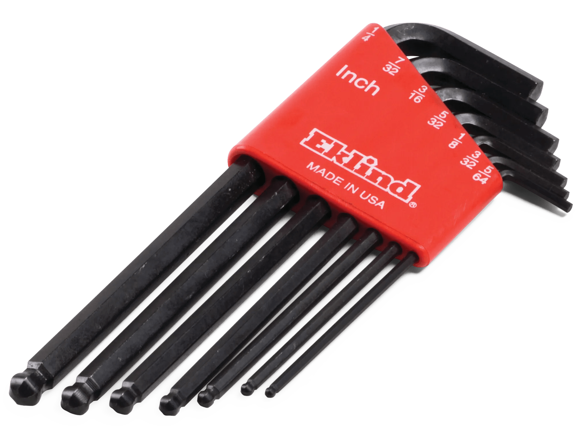 13 Key (0.050 - 3/8") Ball End Hex Key Wrench Set