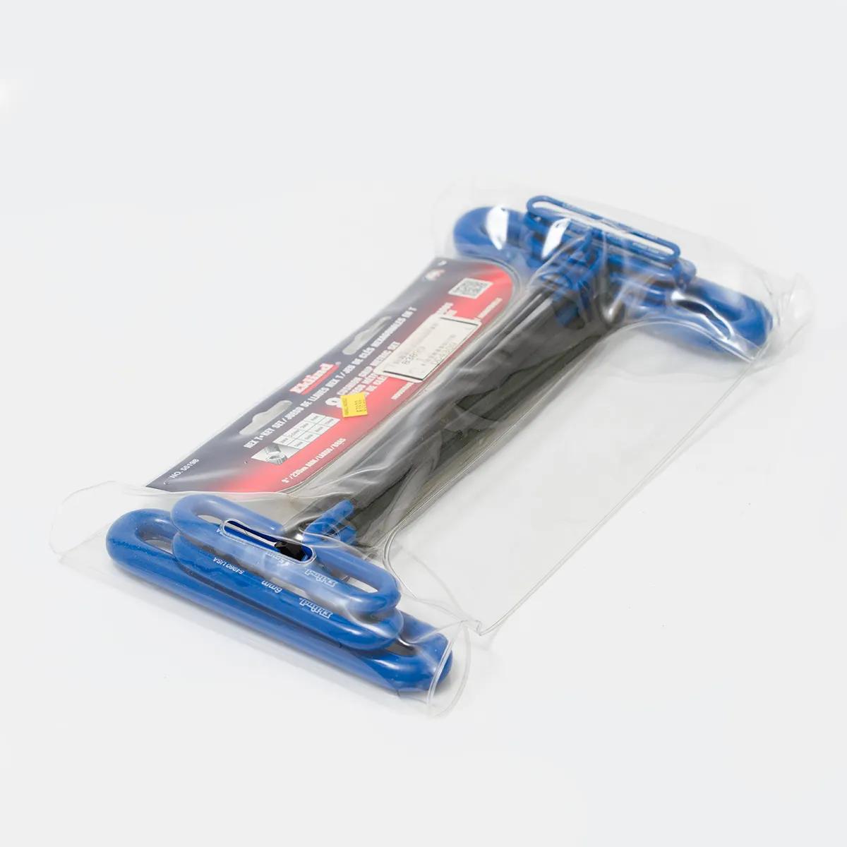 8 Key Cushion Grip T-Handle Hex Key Service Kits