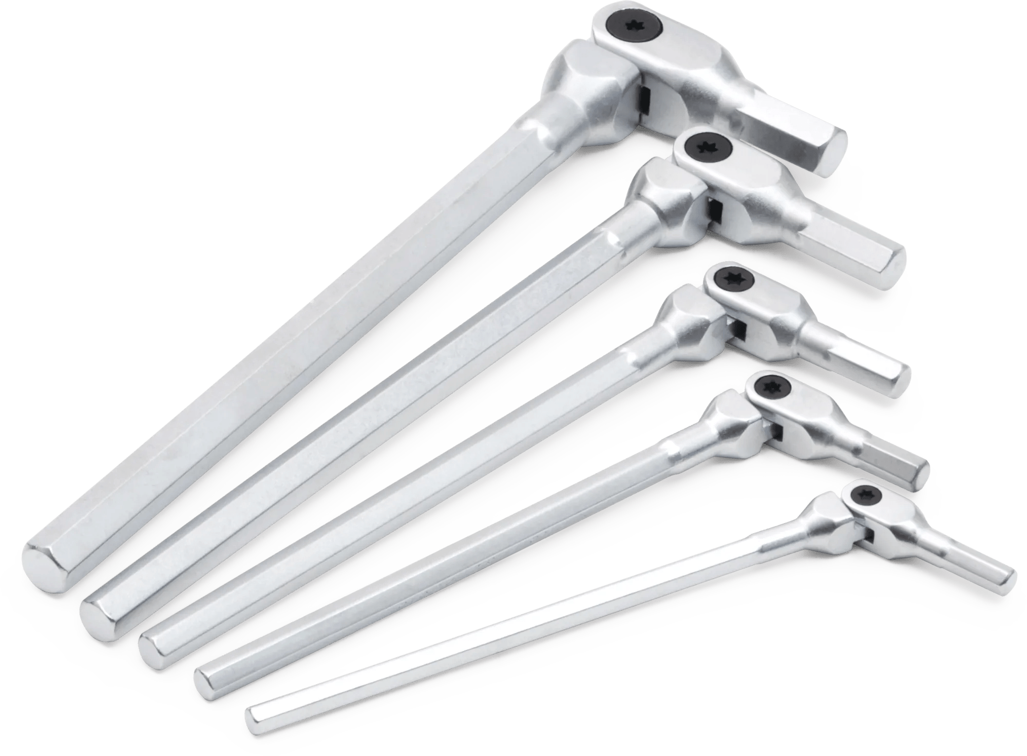 5 Key Fractional Hex-Pro™ Professional Pivoting Hex Key Set