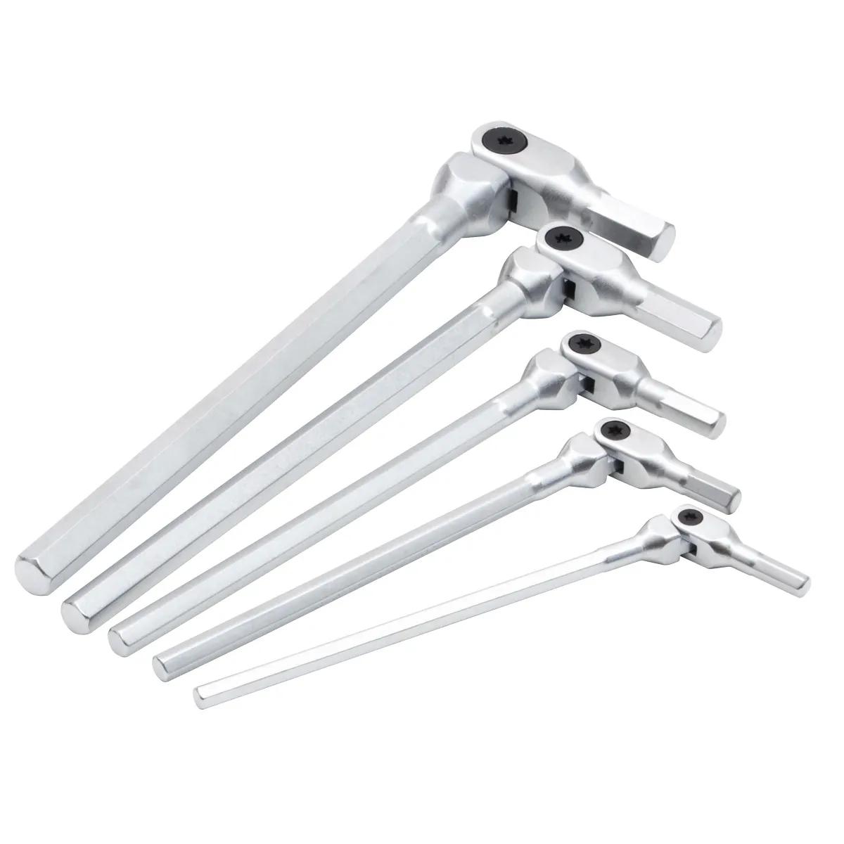 6 Key Metric Hex-Pro™ Professional Pivoting Hex Key Set