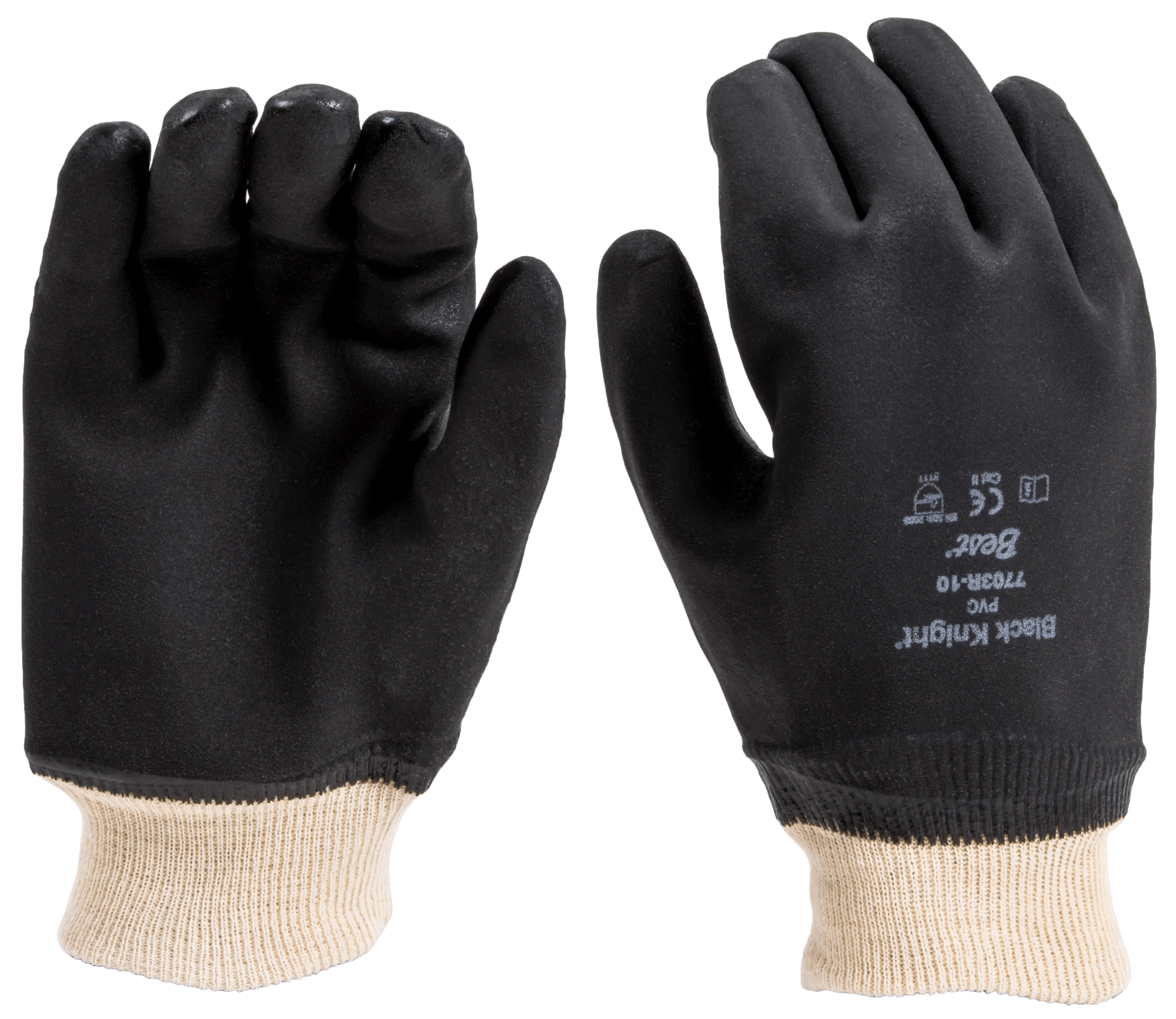 Chemical Resistant PVC Gloves - One Size - 1 Pair