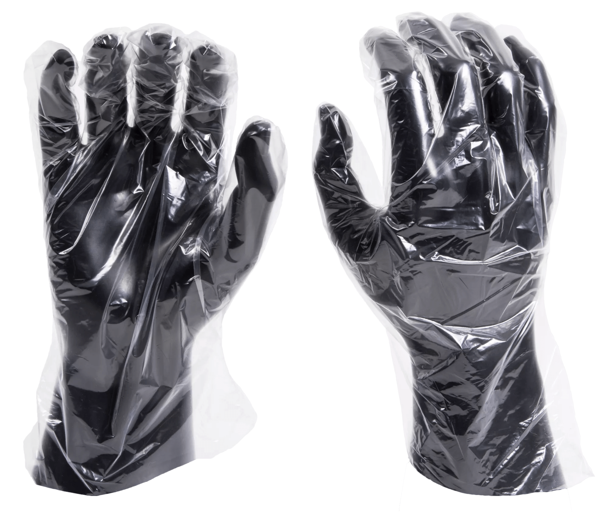 Disposable Polyethylene Gloves - Large - 100 Gloves