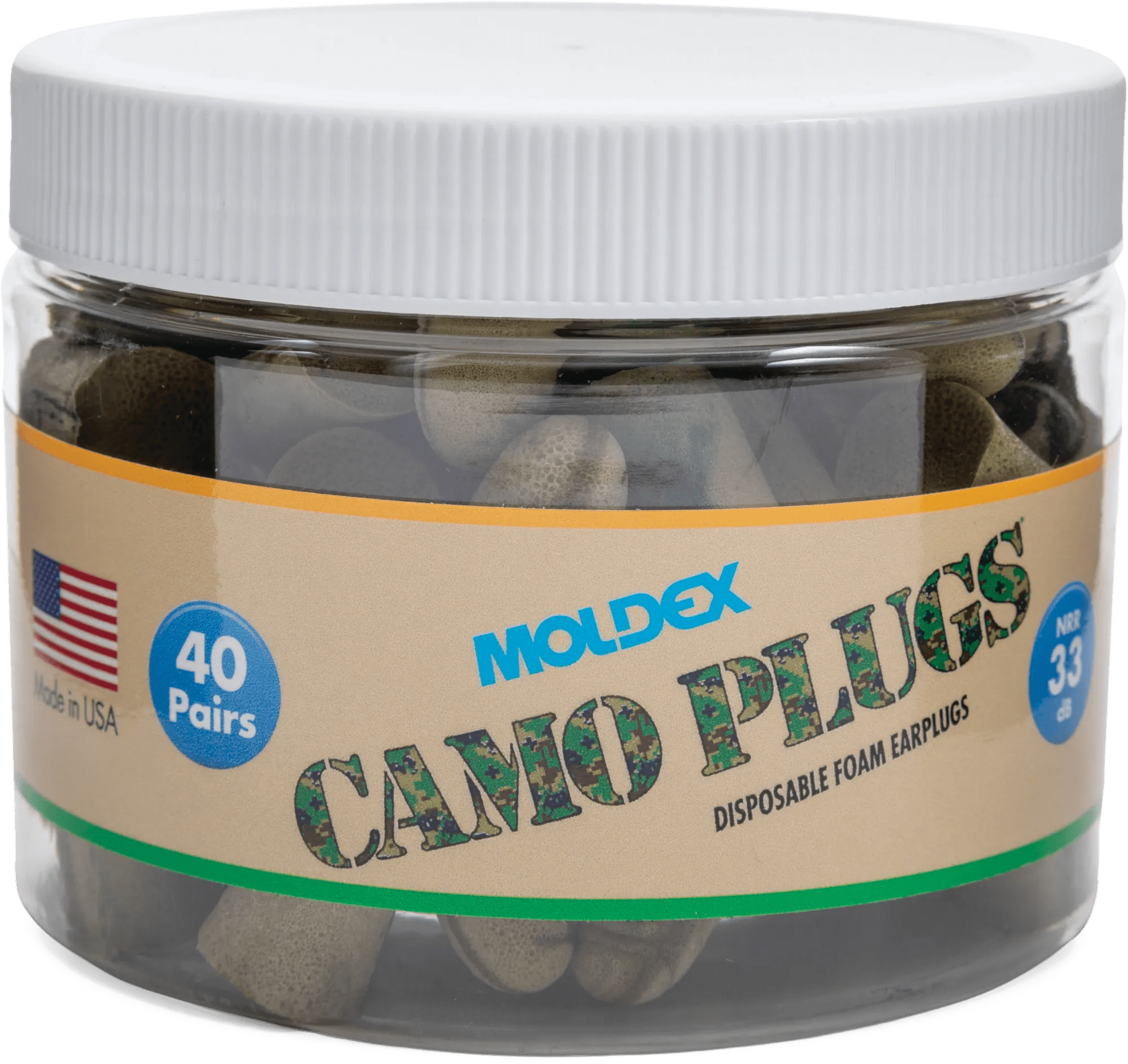 Camo Plugs® Earplug Canister