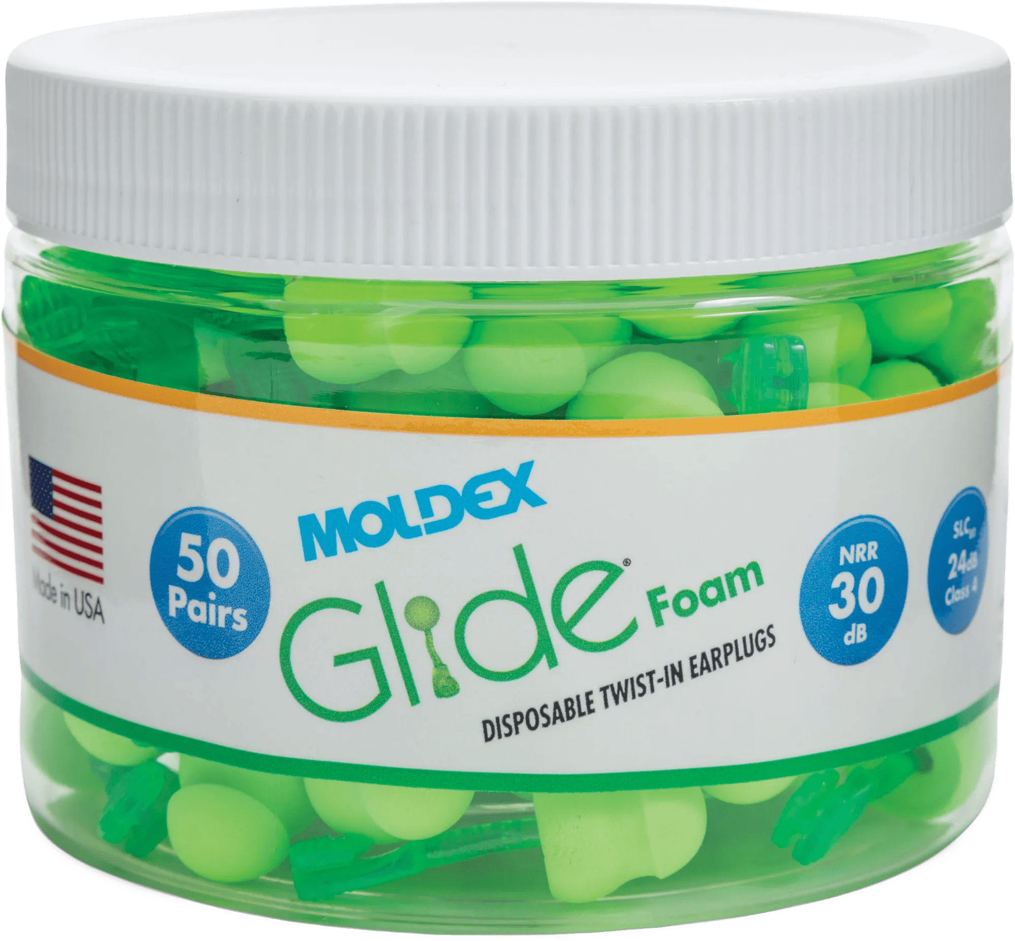 Glide® Foam Earplug Canister