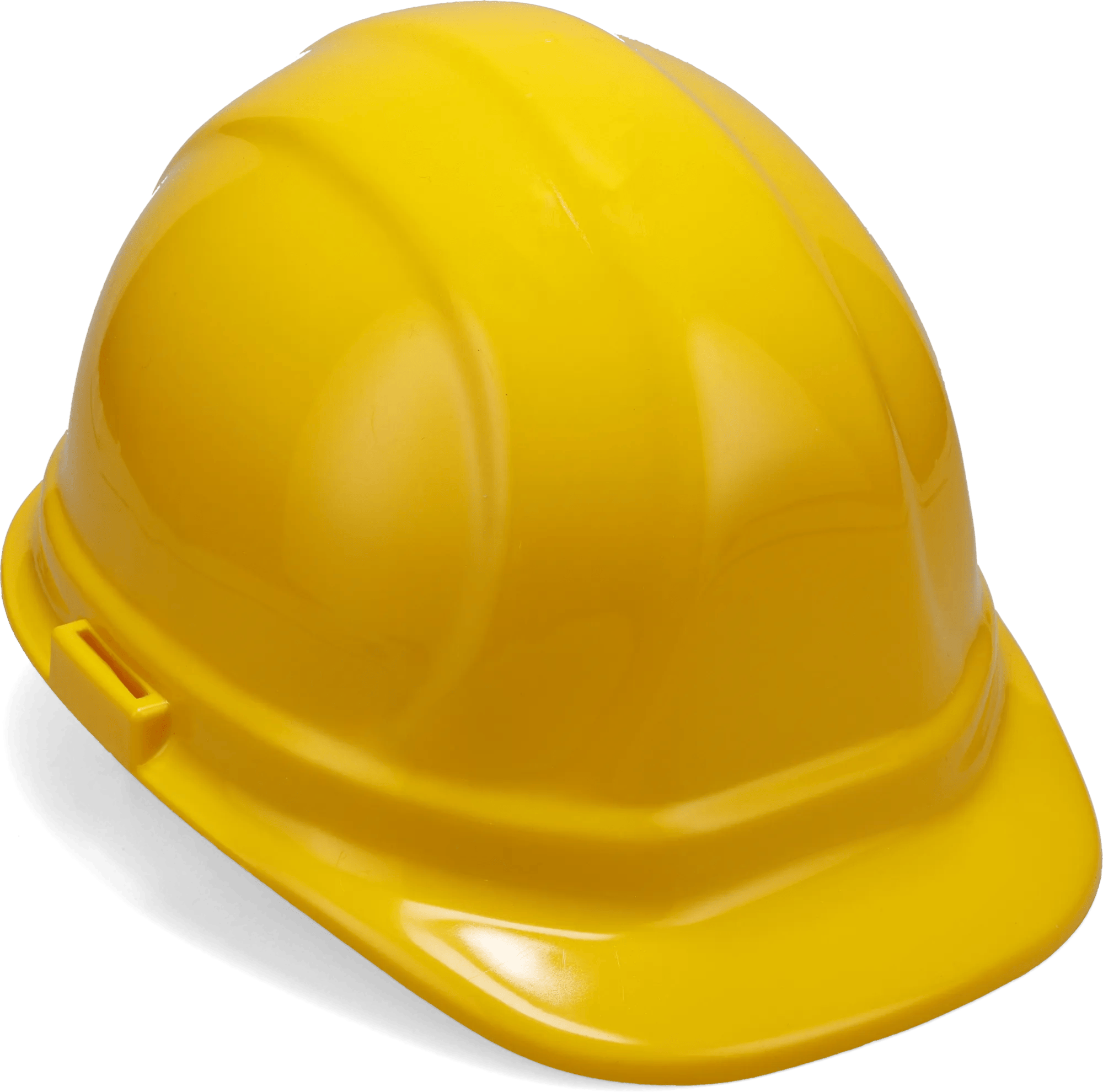 Yellow Front Brim Ratcheting Suspension Hard Hat