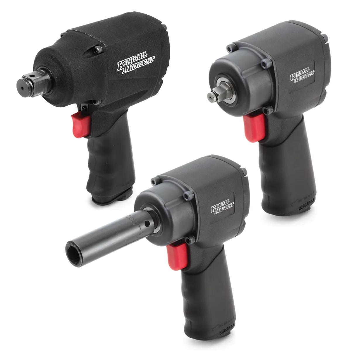 3 Piece (3/8", 1/2" & 3/4") Mini Impact Gun Assortment