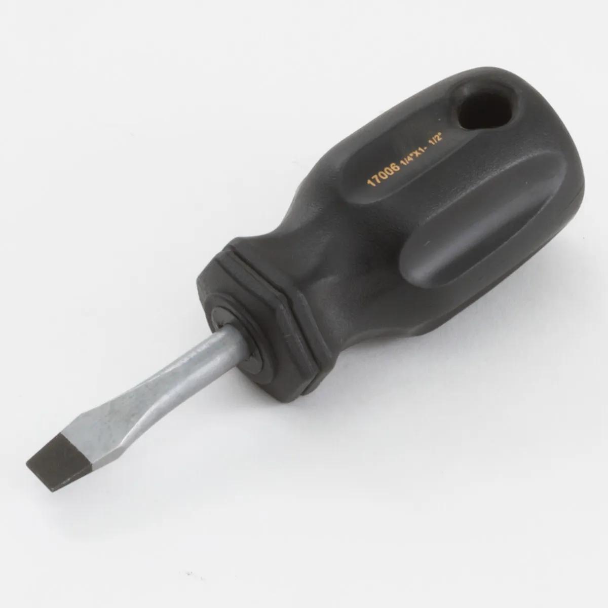 1/4" Stubby Slotted Screwdriver