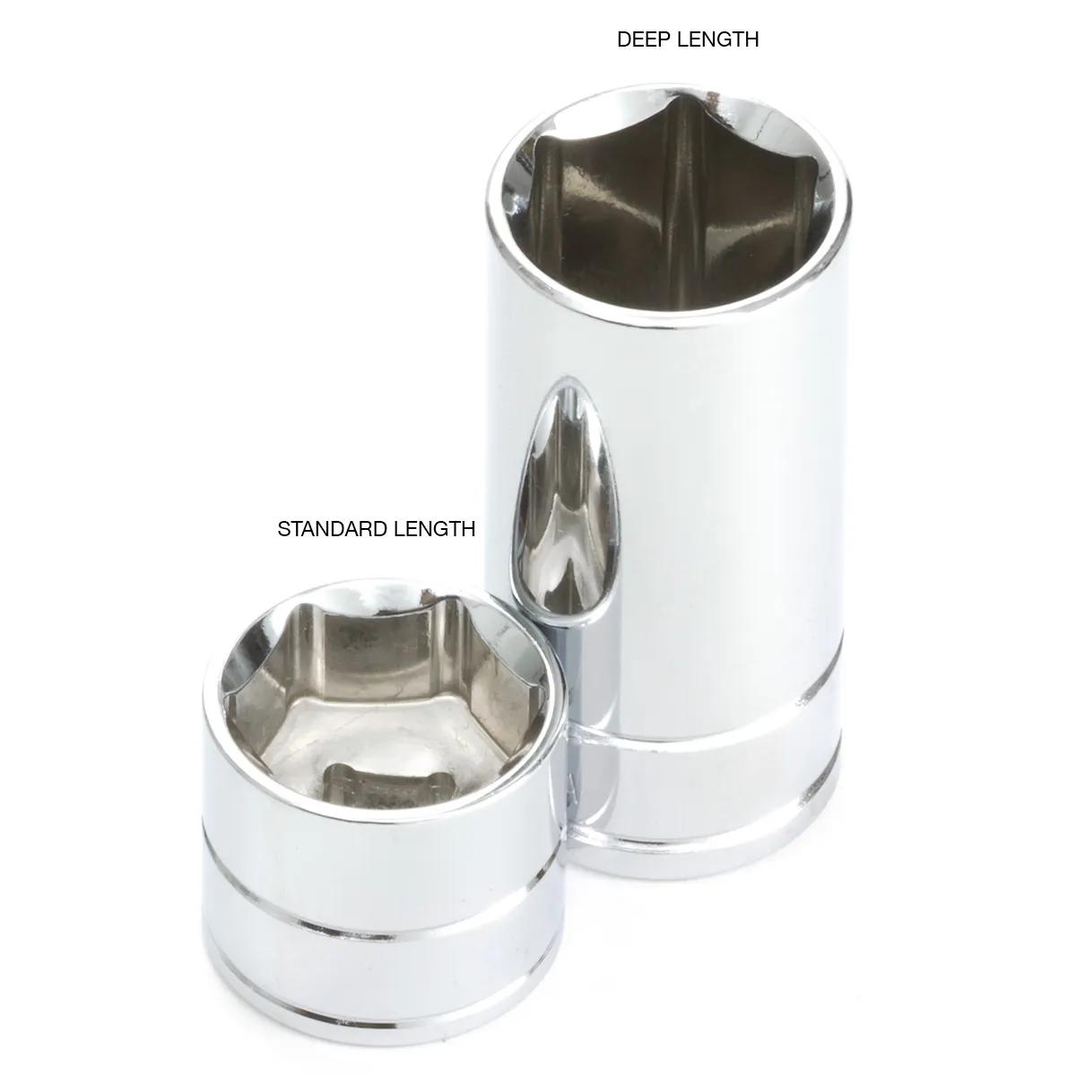 Metric 6-Point Sockets for 3/8" Drive
