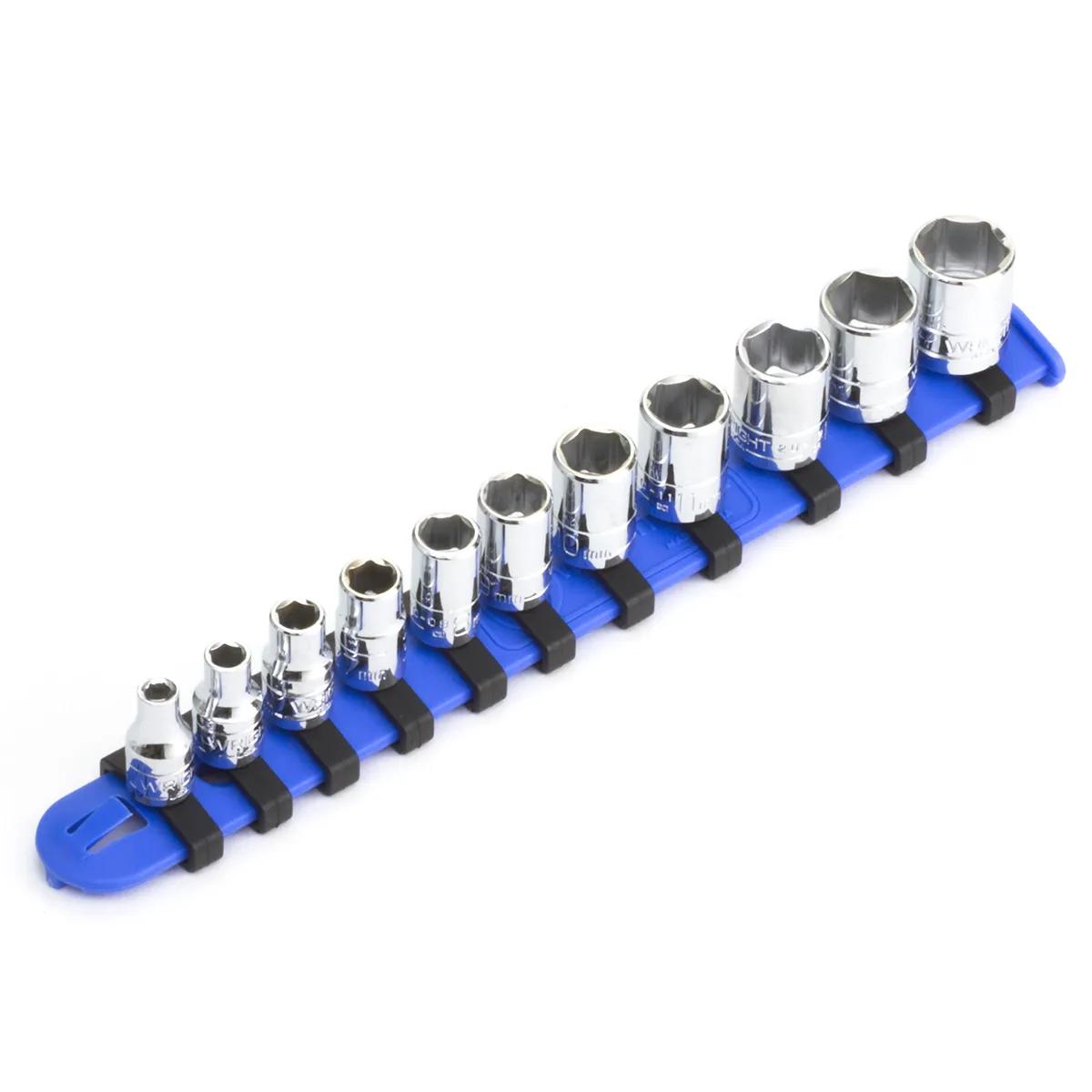 Wright Tool 11 Piece (M4 - M14) 1/4" Drive Metric Standard Socket Set