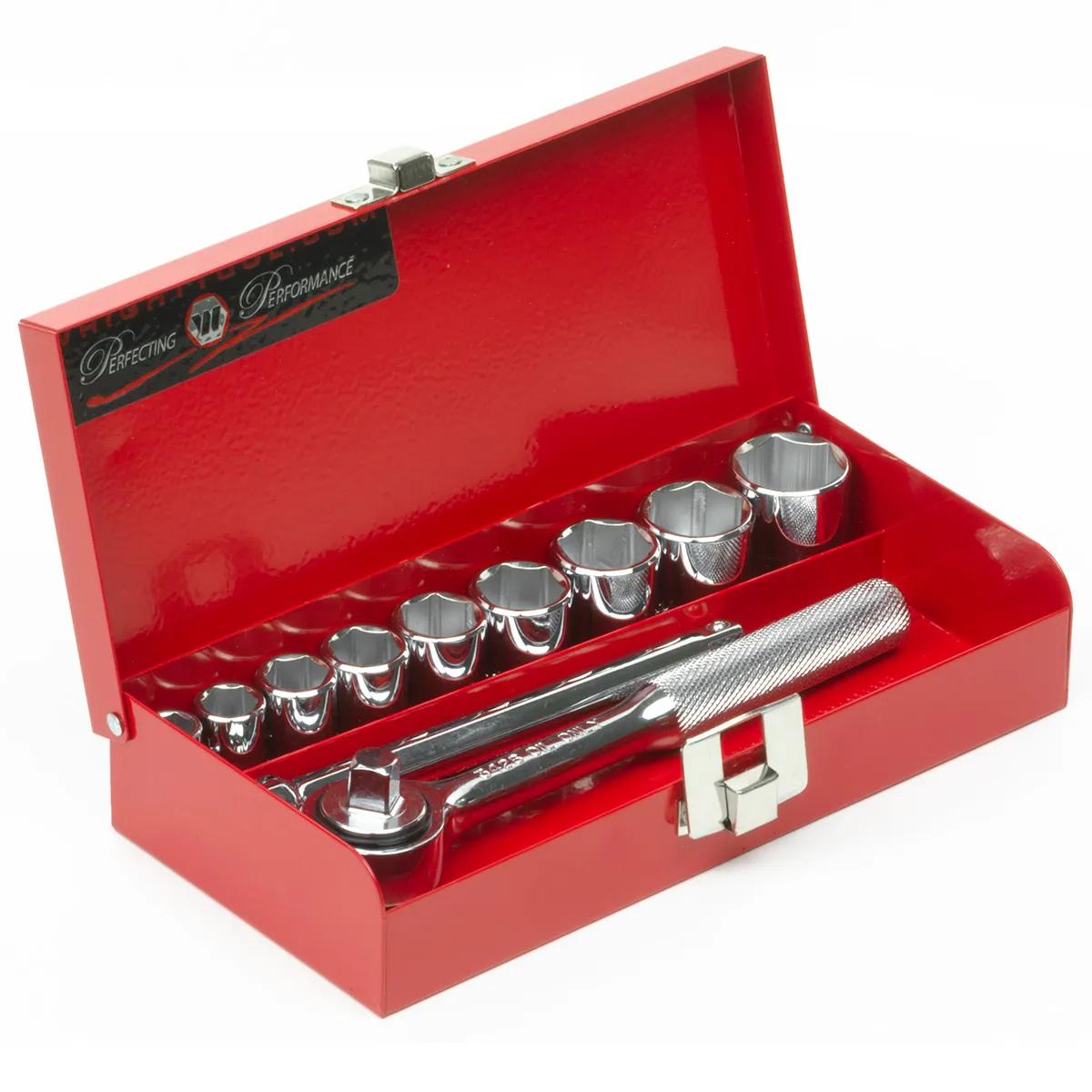 Wright Tool 11 Piece (3/8" - 7/8") 3/8" Drive Standard Socket Set